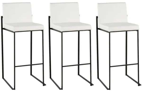 Fuji High Back Barstool- Set of 3