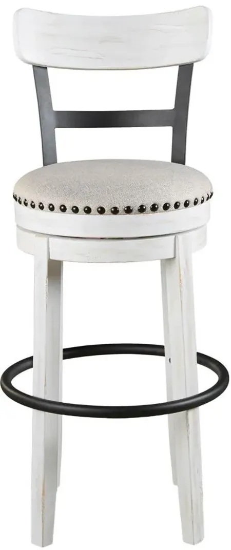 Benny Barstool in White by Ashley Furniture
