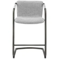 Indy Fabric Counter Stool in Blazer Light Gray by New Pacific Direct
