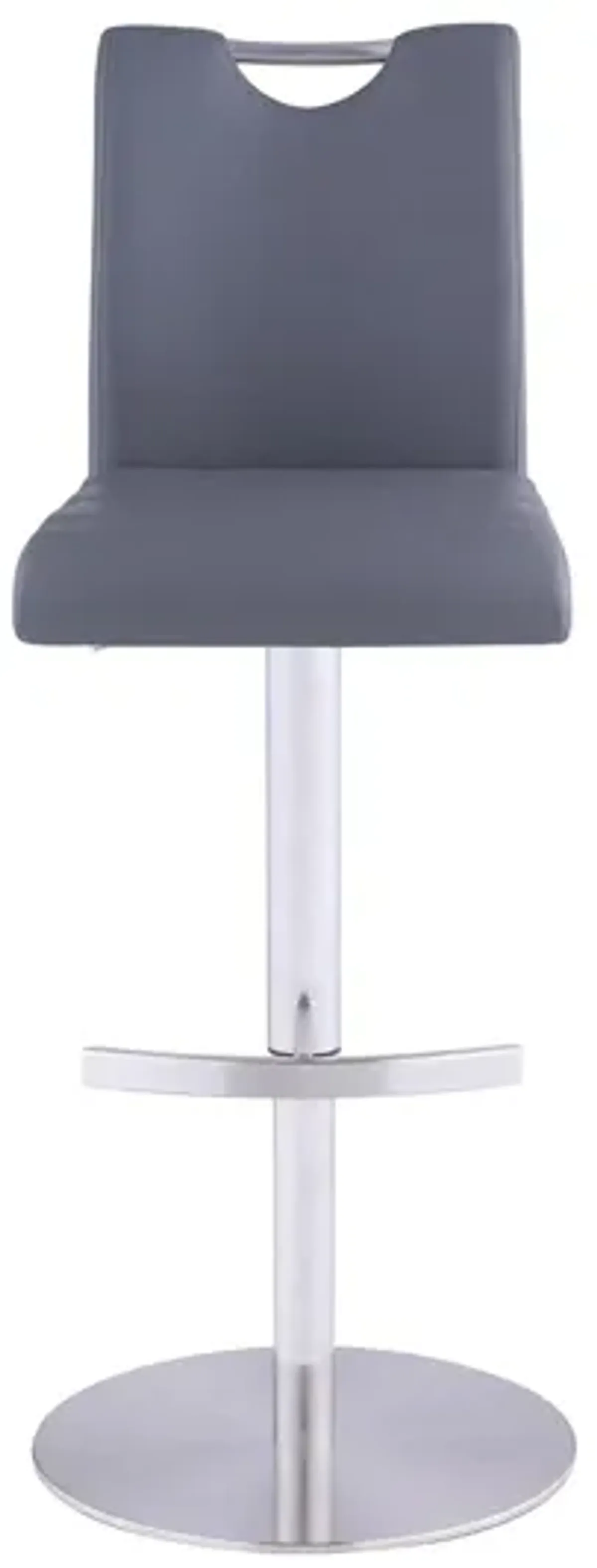 Magna Adjustable Stool in Gray by Chintaly Imports