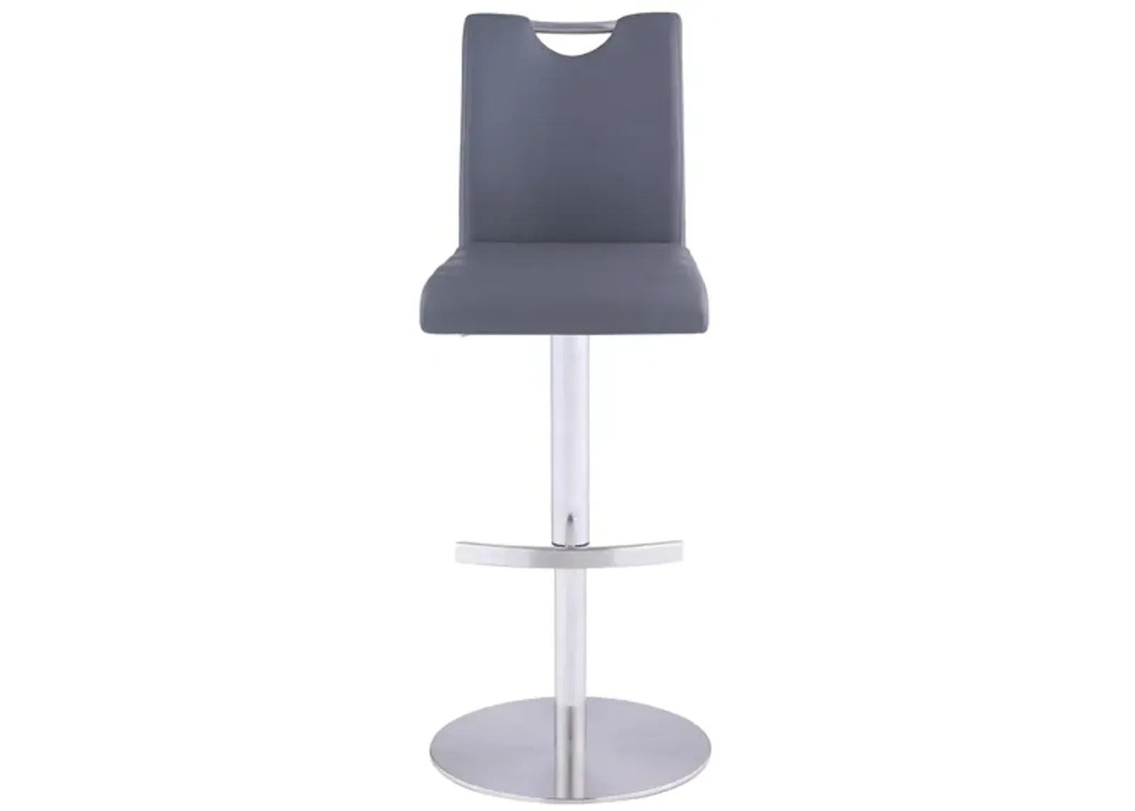 Magna Adjustable Stool in Gray by Chintaly Imports