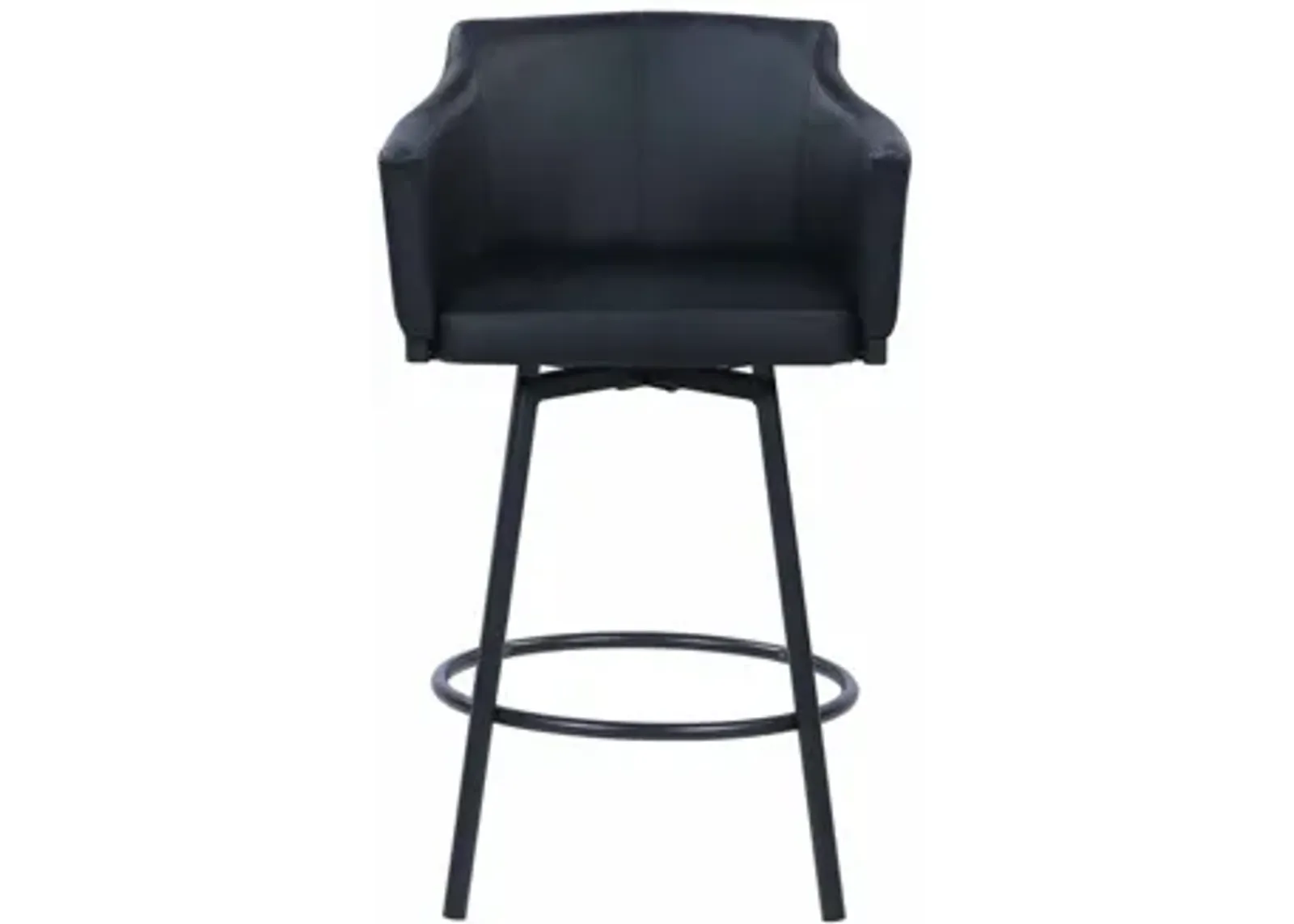 Demie Counter Stool in Black by Chintaly Imports