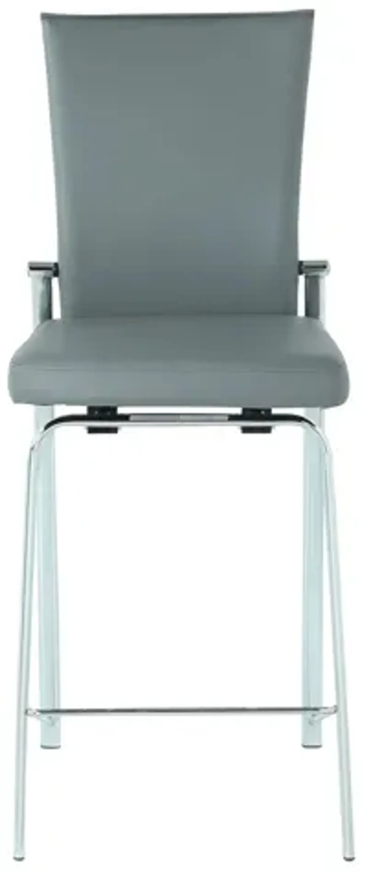 Mollie Bar Stool in Gray by Chintaly Imports