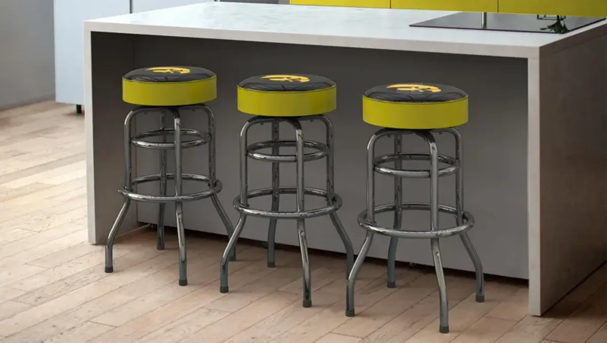 NCAA Backless Swivel Bar Stool