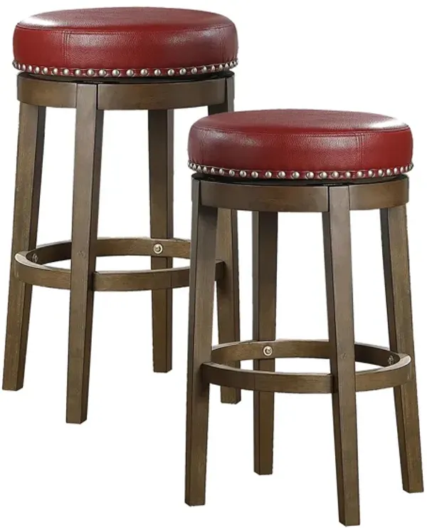Whitby 29" Round Swivel Stool (Set of 2)