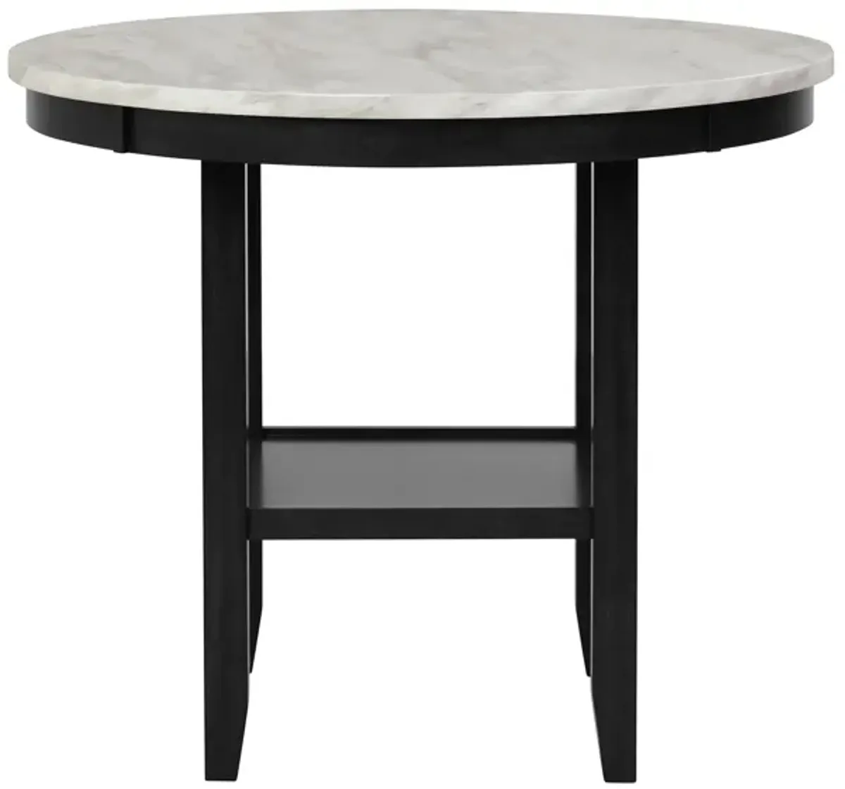 Lennon Counter Height Table in Black by Crown Mark