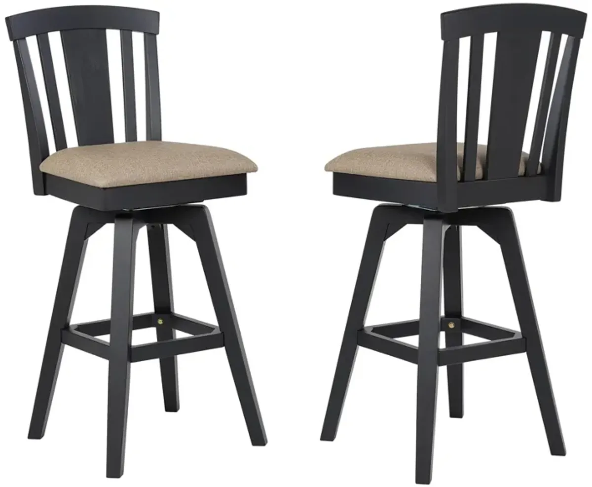 Autumn Winds Swivel Counter Stool - Set of 2