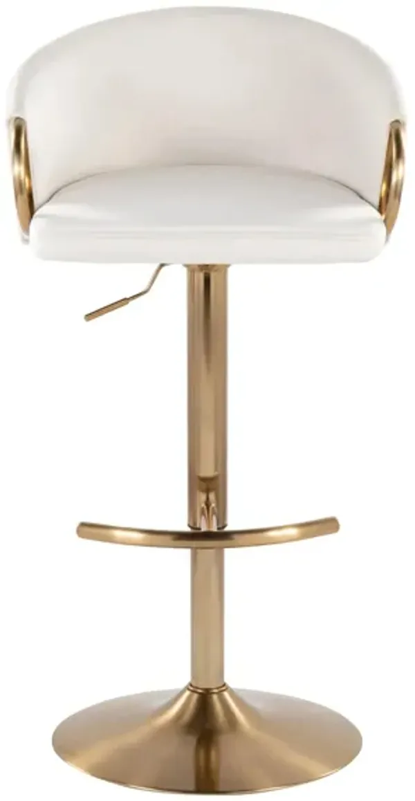 Claire Adjustable Barstool - Set of 2