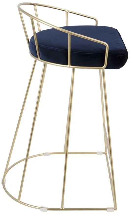 Canary Counter-Height Stool - Set of 2 in Blue by Lumisource