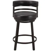 Clary 26" Swivel Barstool in Brown by Armen Living