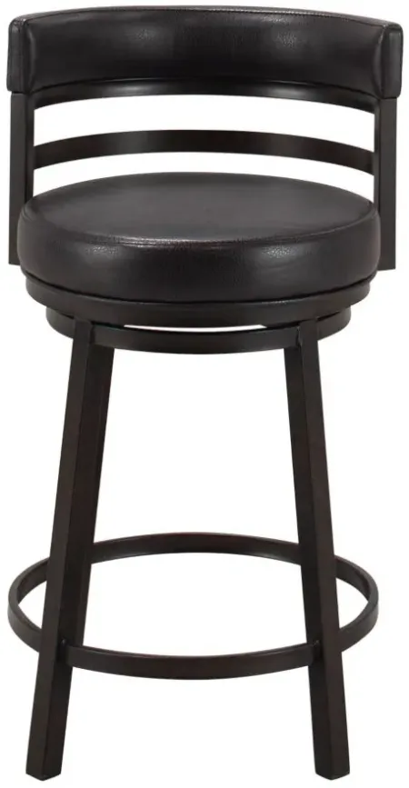 Clary 26" Swivel Barstool in Brown by Armen Living