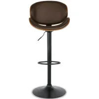 Conroy Adjustable Height Bar Stool in Brown by Ashley Furniture