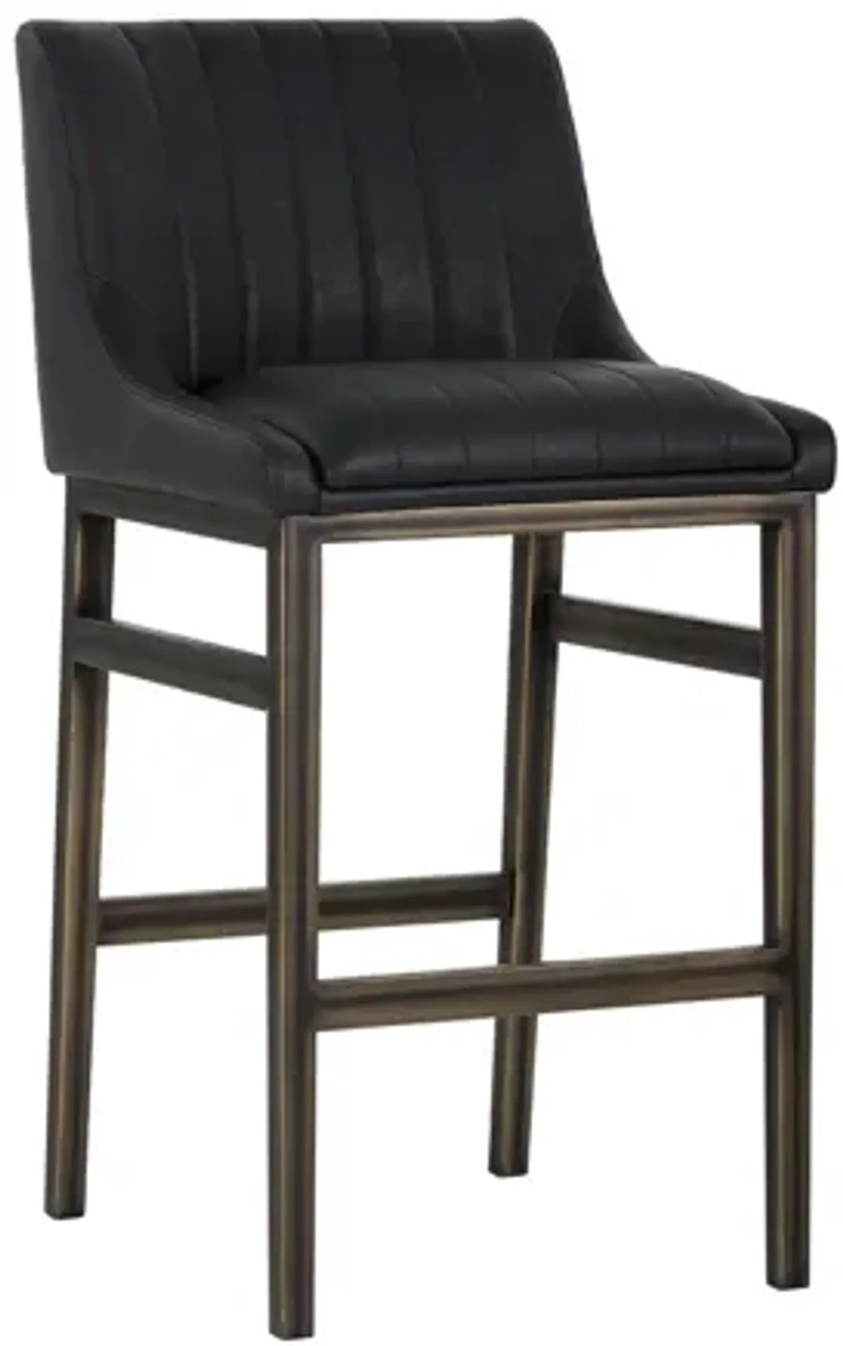 Halden Barstool in Black by Sunpan