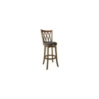 Mansfield Swivel Counter Stool in Black by Hillsdale Furniture