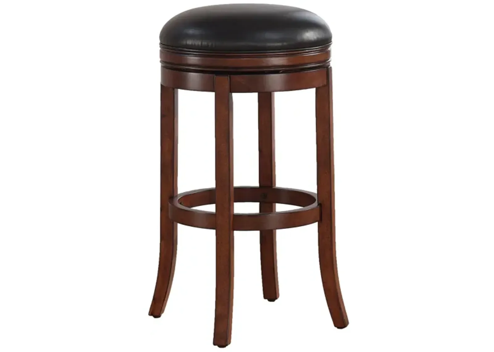 Stella Counter Stool in Medium Walnut by American Woodcrafters