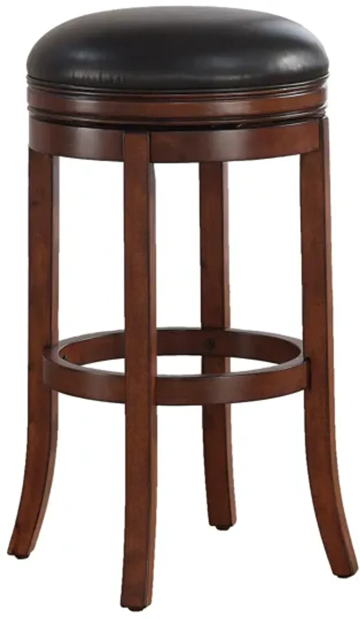 Stella Counter Stool in Medium Walnut by American Woodcrafters