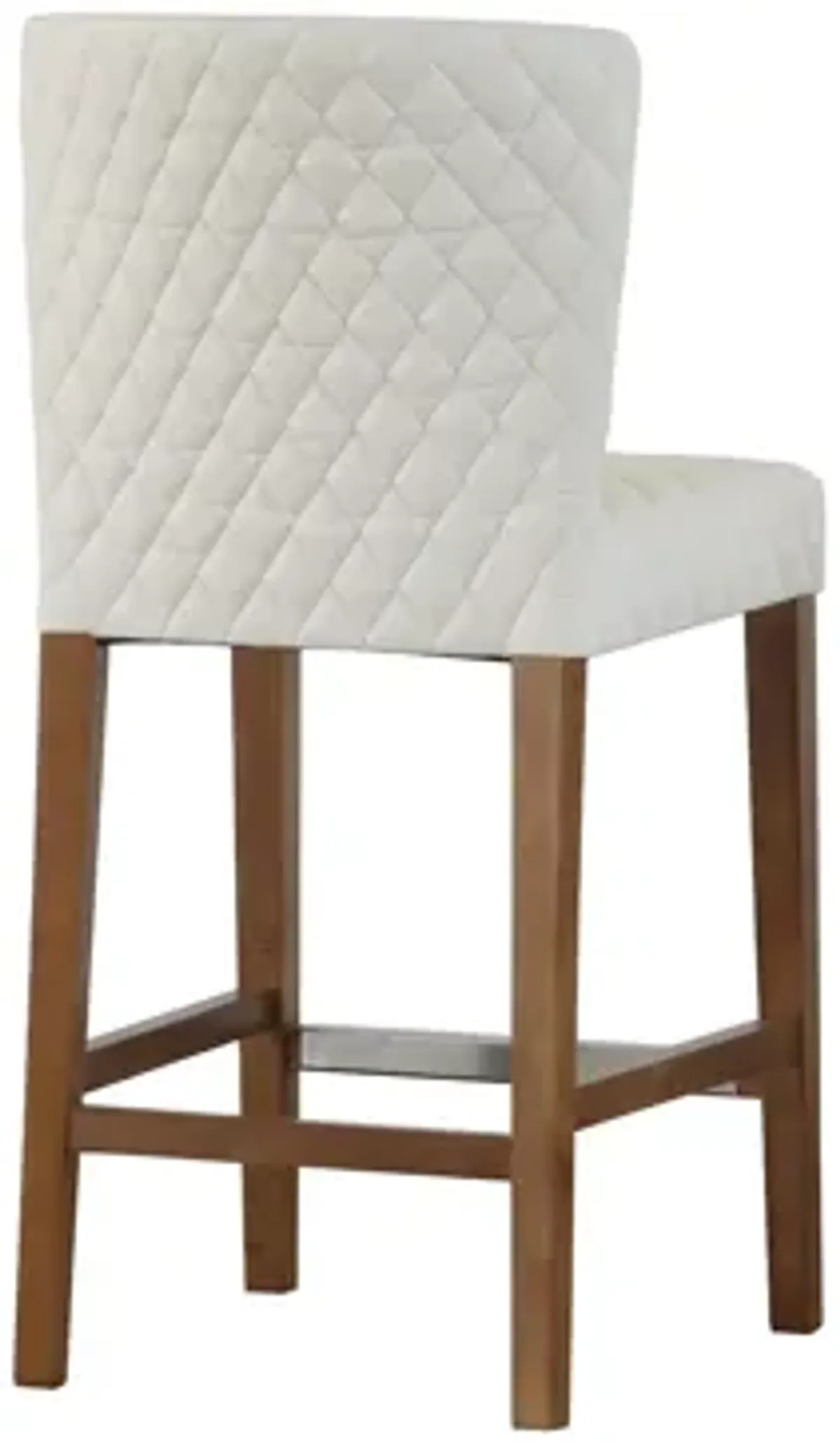 Albie Diamond Stitching PU Leather Counter Stool