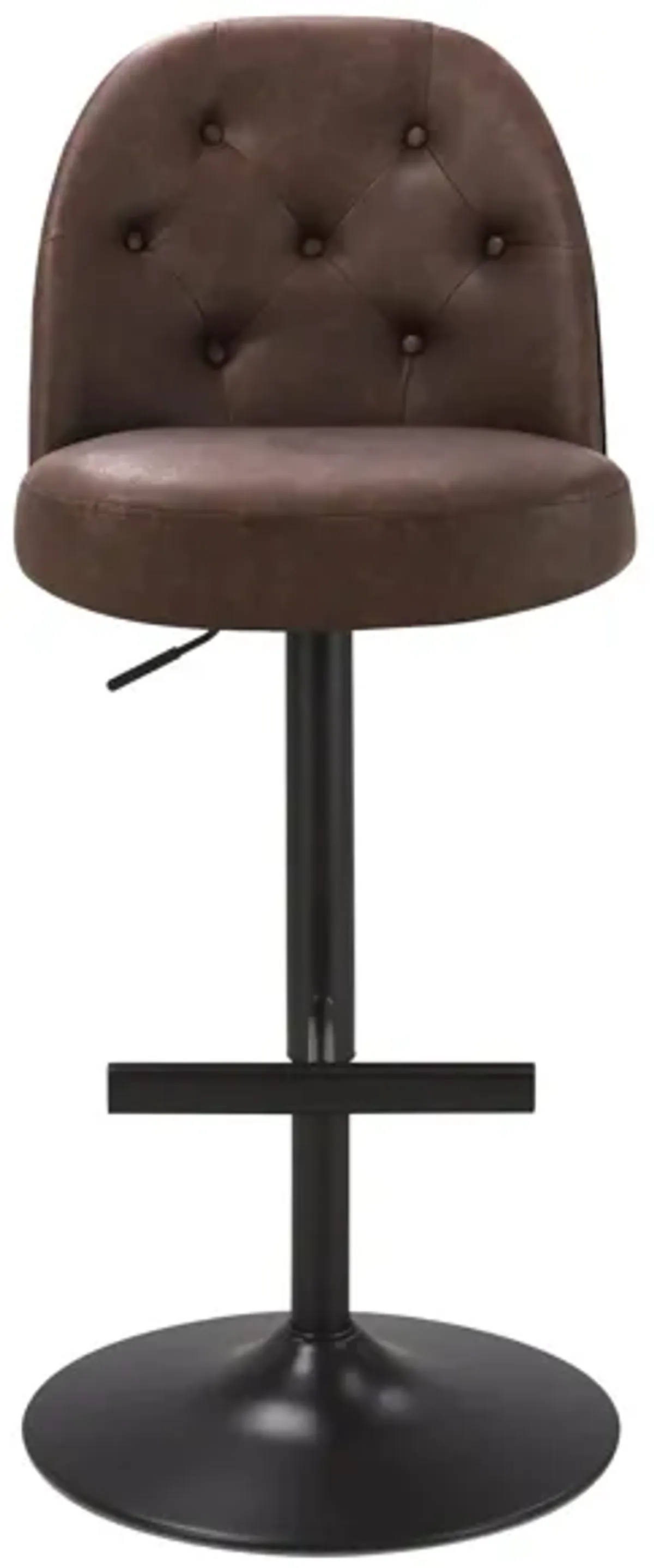 Kersey Gas-Lift Stool in Brown, Bronze by Golden Oak