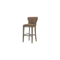Dorsey Bar Stool in Nubuck Chocolate by New Pacific Direct