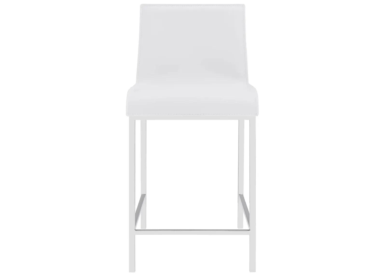 Cam Counter Stool -Set of 2 in White by EuroStyle