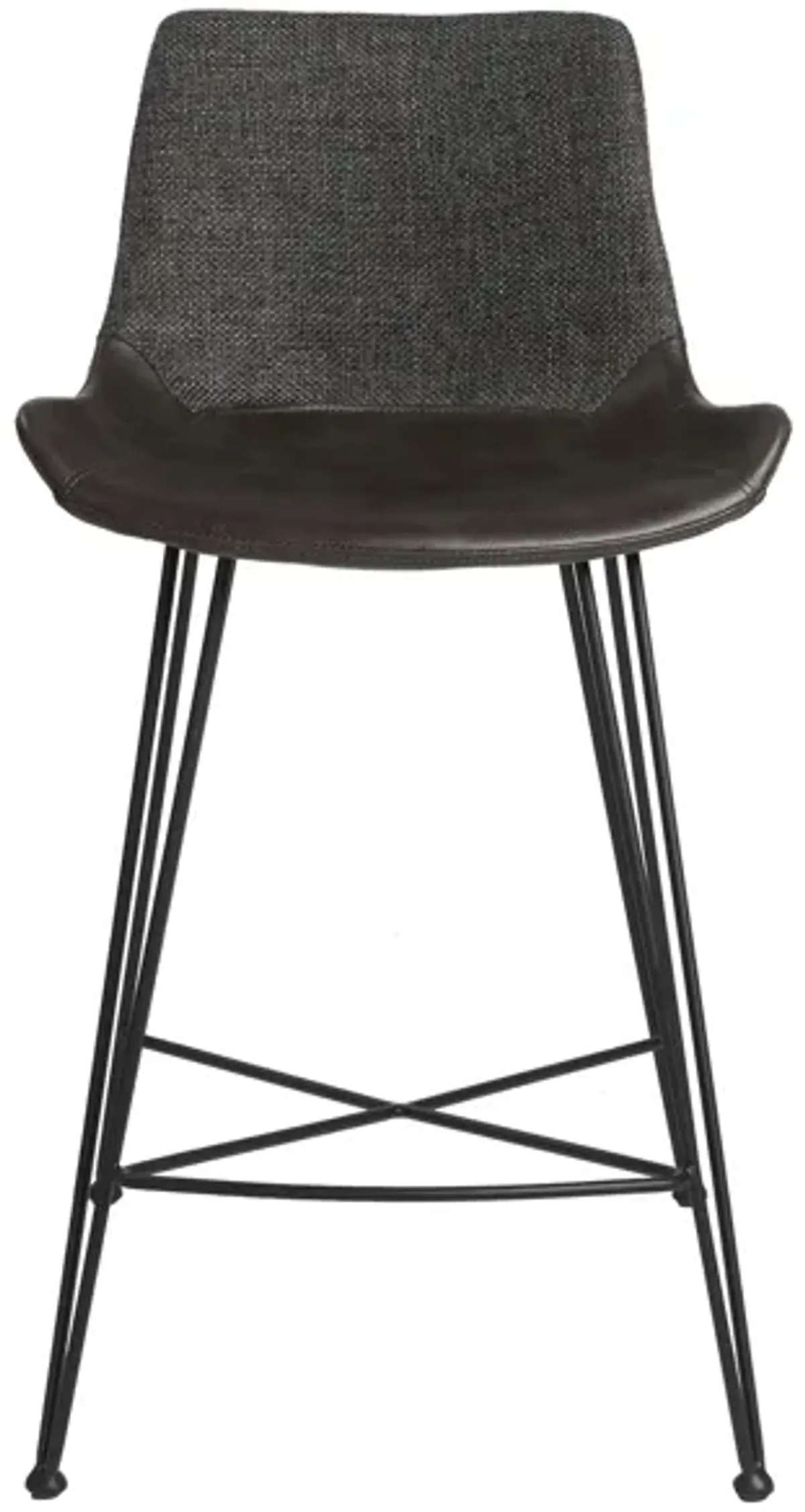 Alisa Counter Stool in Dark Gray by EuroStyle