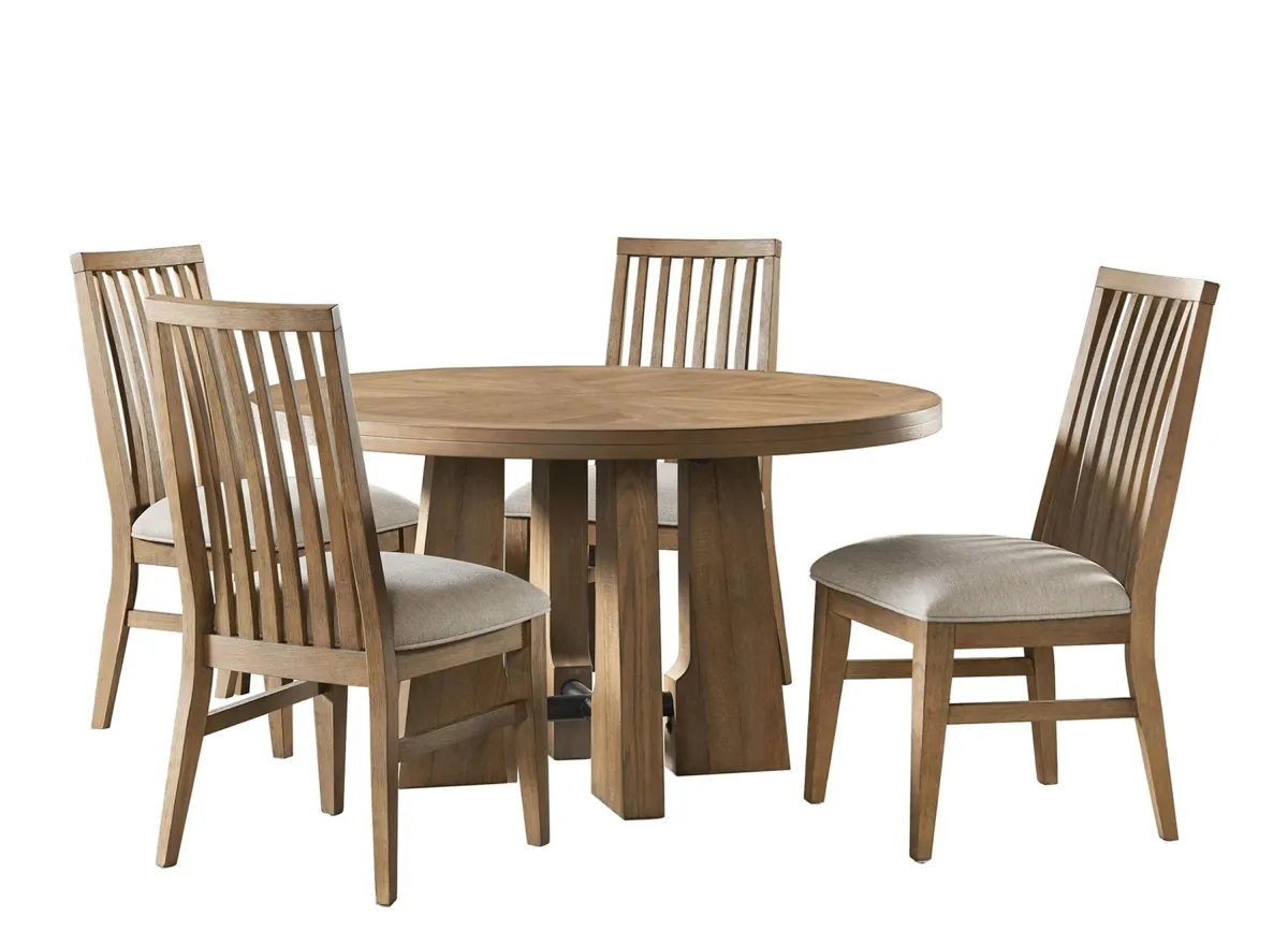 Landmark 5-Pc. Dining Set in Weathered Oak by Intercon