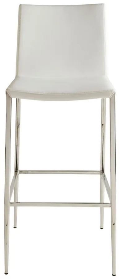 Diana Bar Stool in White by EuroStyle