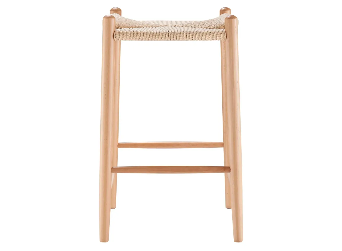 Evelina Counter Stool in Natural by EuroStyle