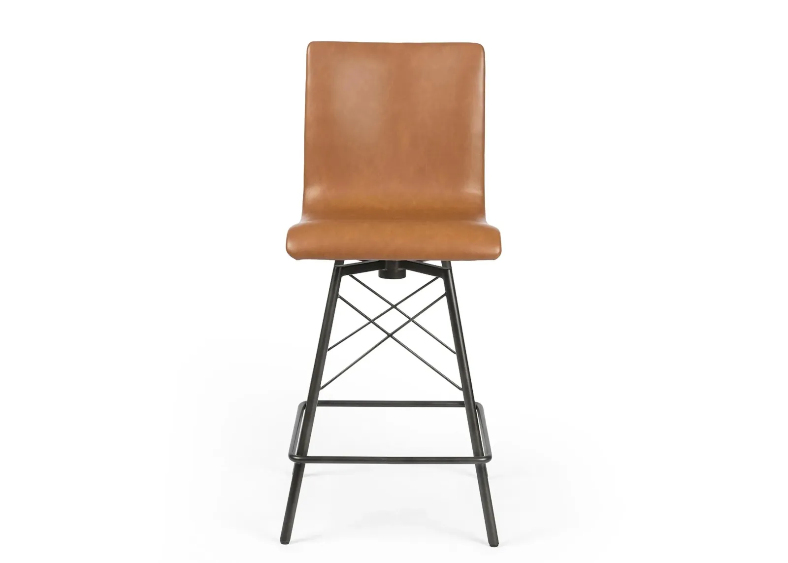 Irondale Swivel Counter Stool in Sierra Butterscotch by Four Hands