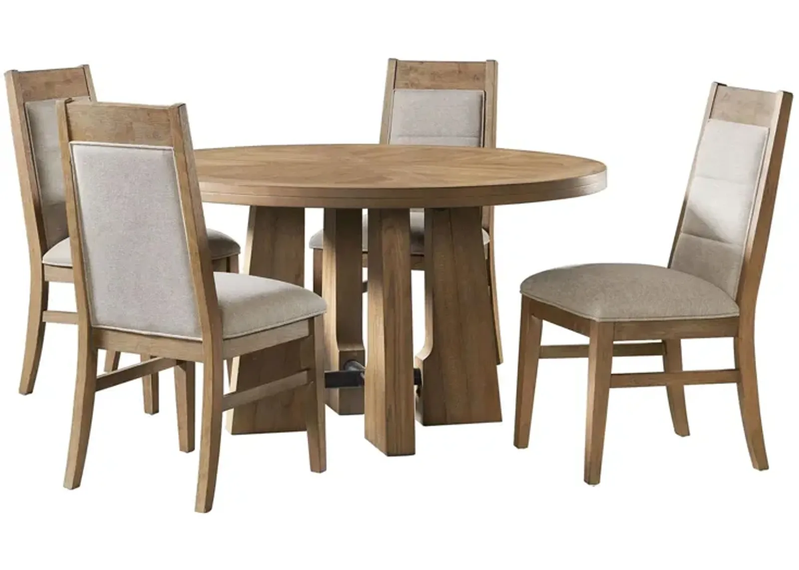 Landmark 5-Pc. Dining Set in Weathered Oak by Intercon