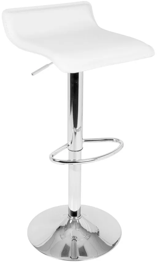 Ale Barstool - Set of 2 in White by Lumisource