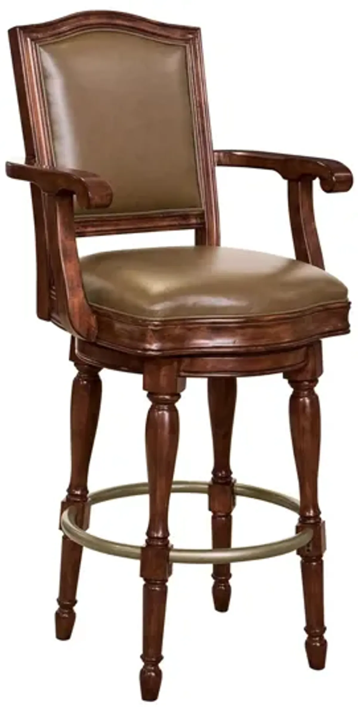 Cheers Bar Stool in Hampton Cherry by Howard Miller Clock