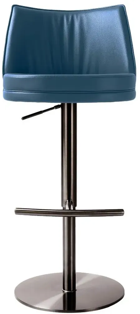 Gala Adjustable Stool in Blue by Tov Furniture