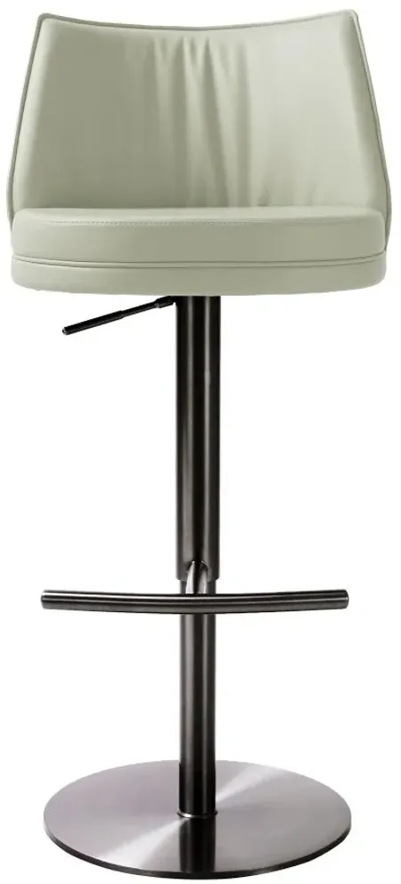 Gala Adjustable Stool in Light Gray by Tov Furniture