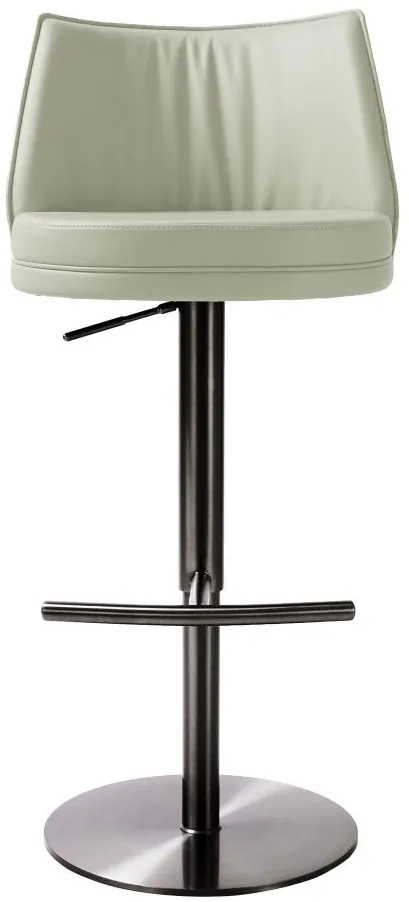 Gala Adjustable Stool in Light Gray by Tov Furniture