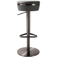 Astro Adjustable Stool in Gray by Tov Furniture
