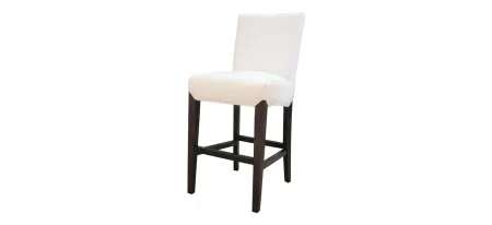 Milton Counter Stool in White by New Pacific Direct