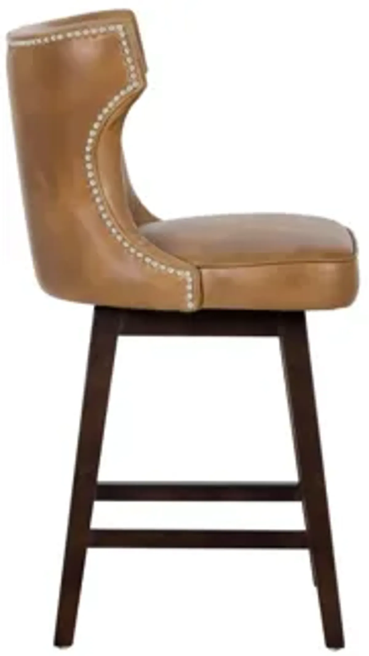 Neville Swivel Counter Stool in Tan by Sunpan