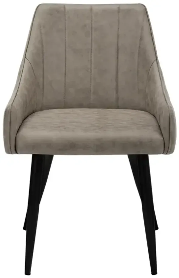 Monarch Leather Dining Chair- Set Of 2