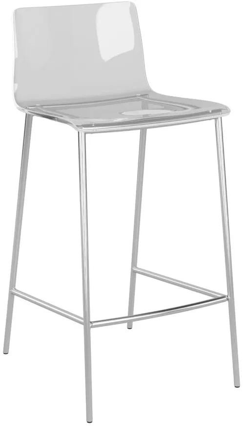 Cilla Counter Stool in Clear by EuroStyle