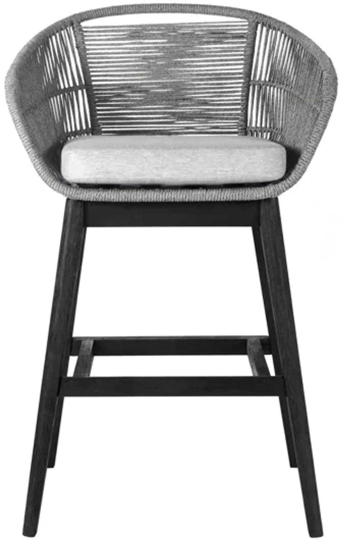 Tutti Frutti Outdoor Bar Stool in Gray by Armen Living