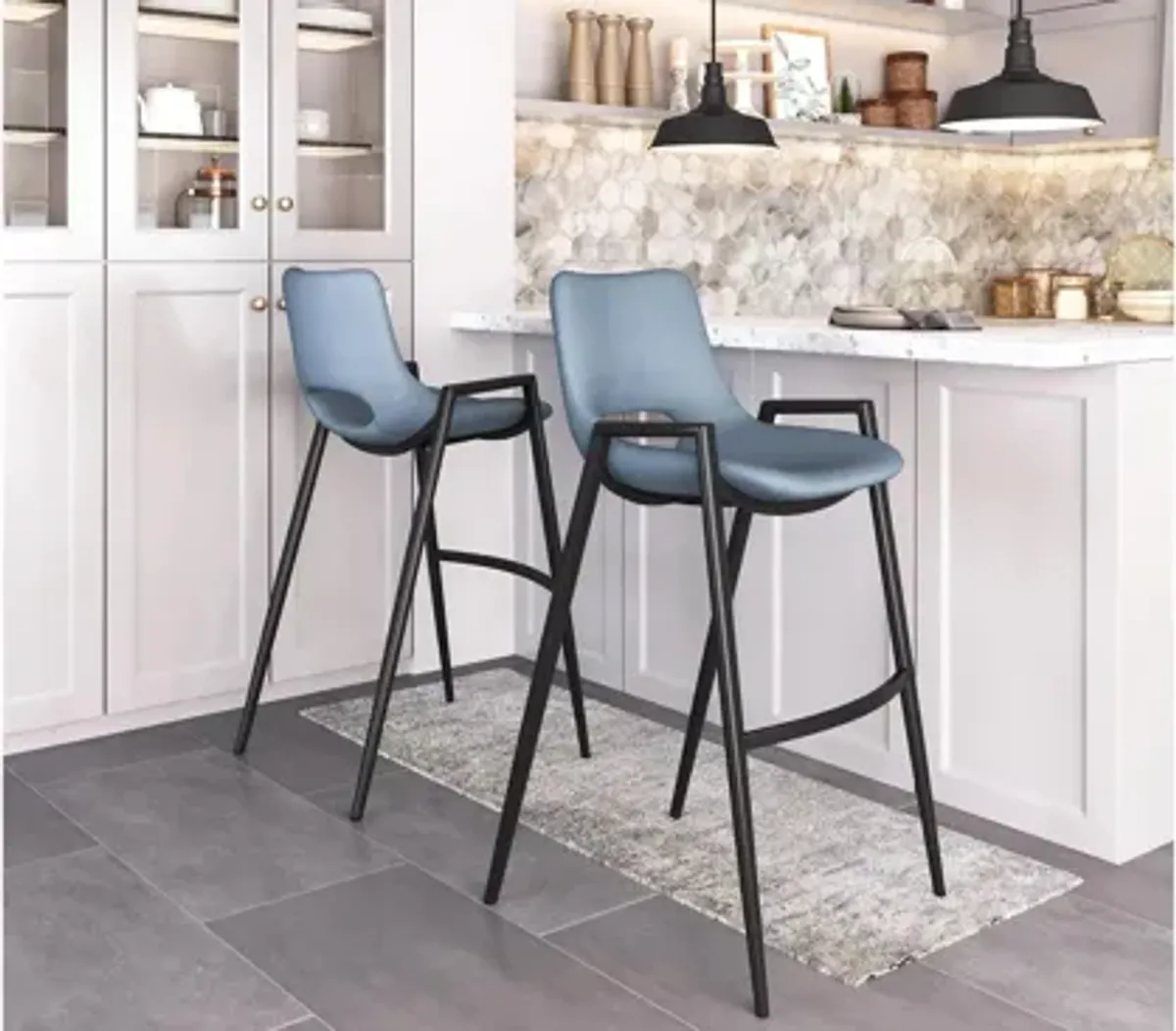 Desi Barstool Chair (Set of 2)