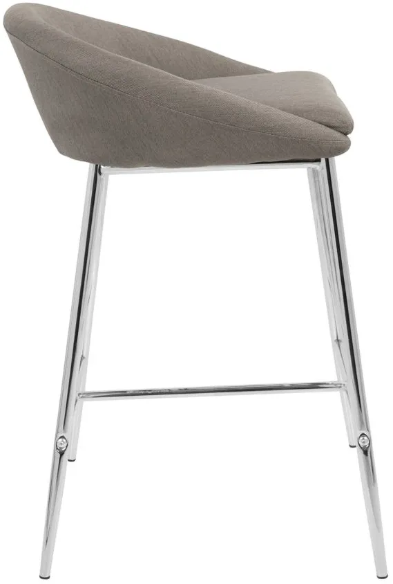 Matisse Counter-Height Stool - Set of 2 in Grey by Lumisource