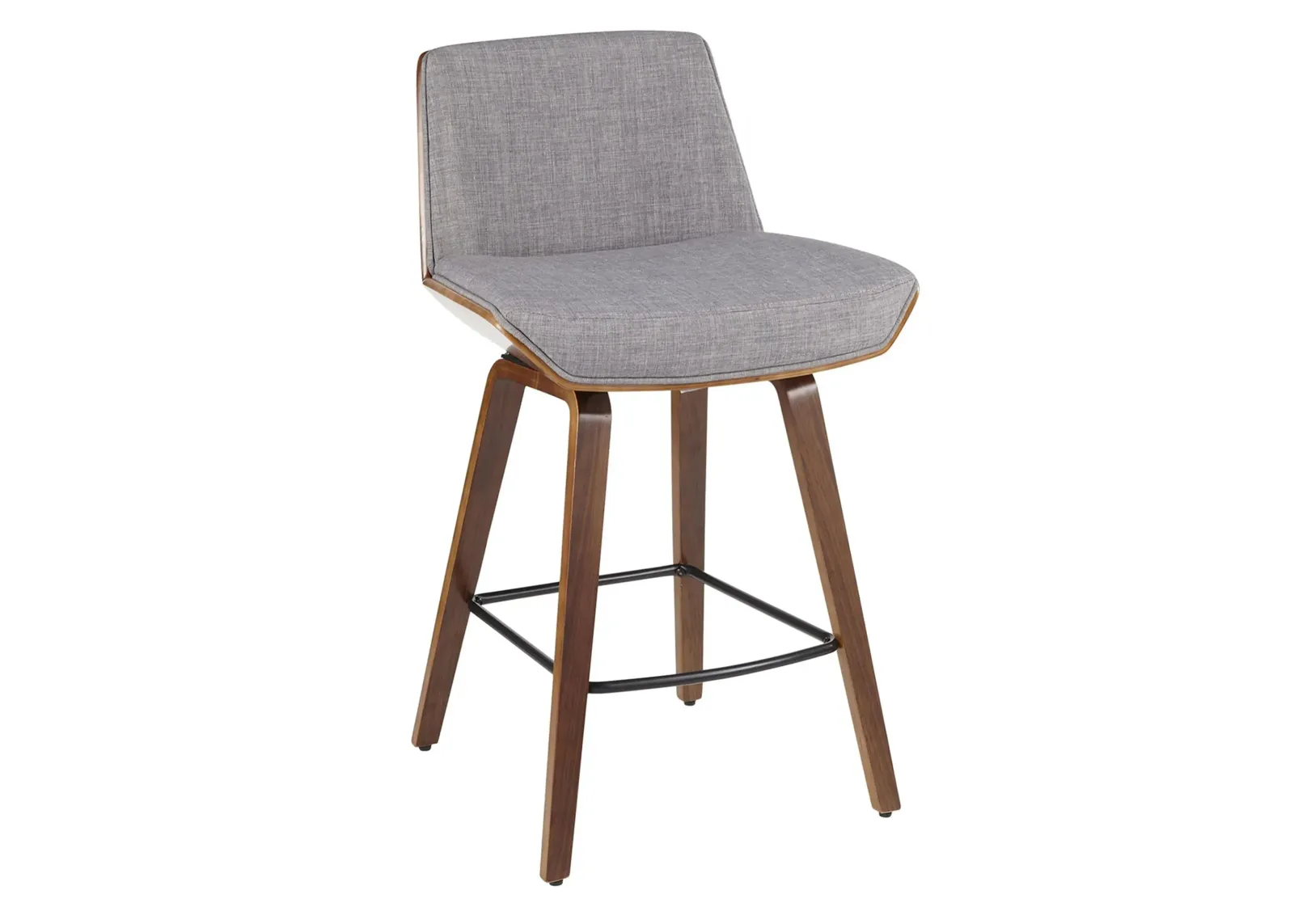 Corazza Counter Stool in Grey by Lumisource