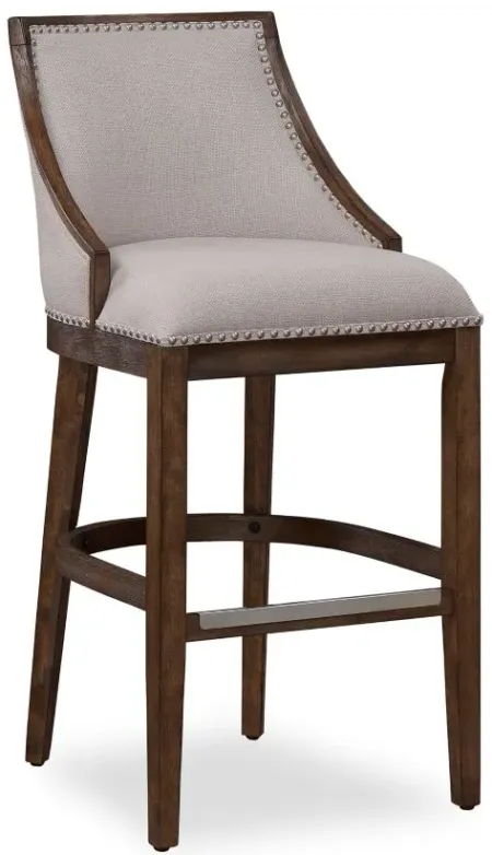 Brewer Counter Stool in Drift Brown by American Woodcrafters