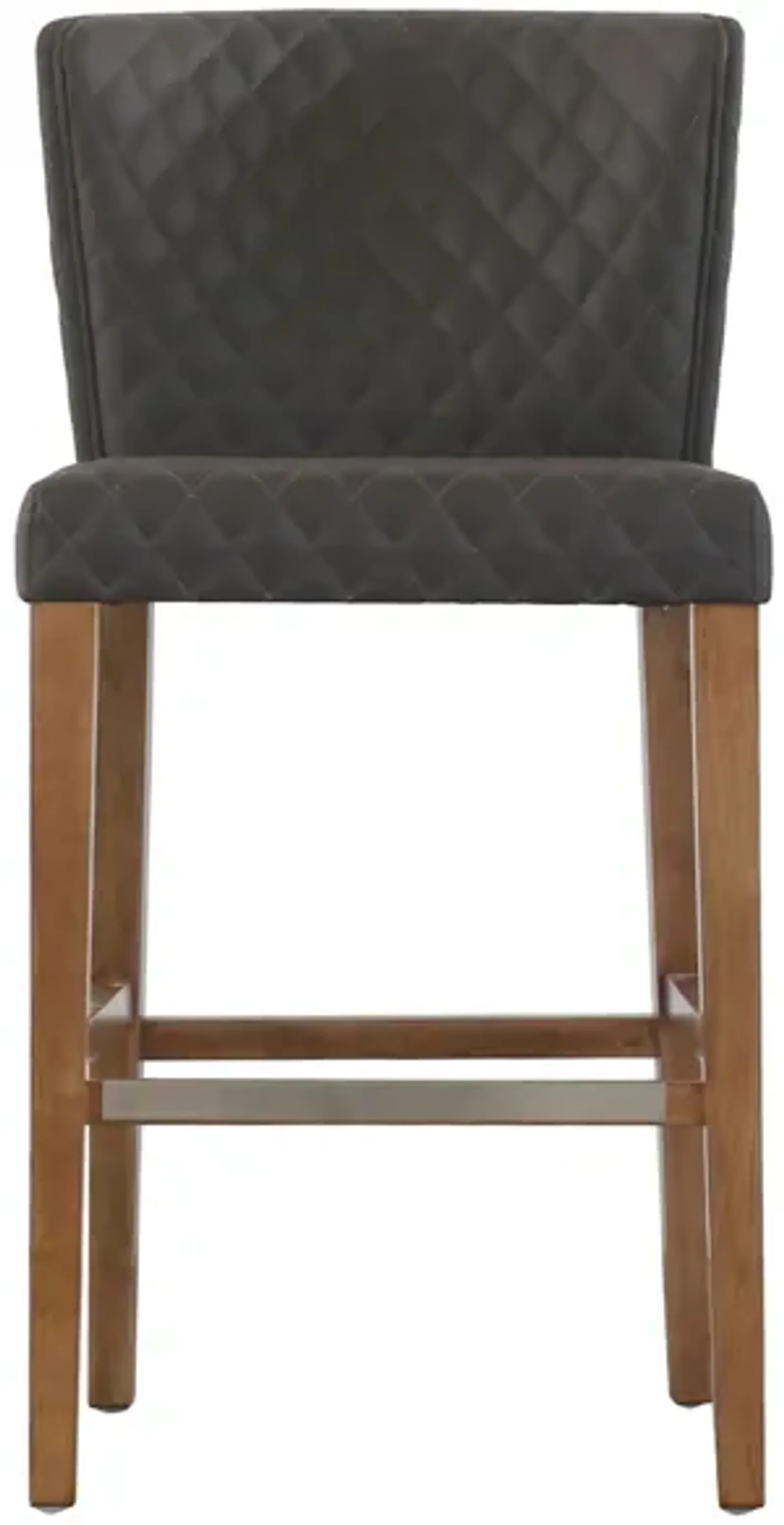 Albie Diamond Stitching PU Leather Counter Stool