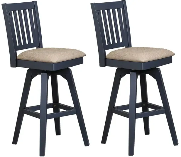Autumn Winds Swivel Barstool - Set of 2