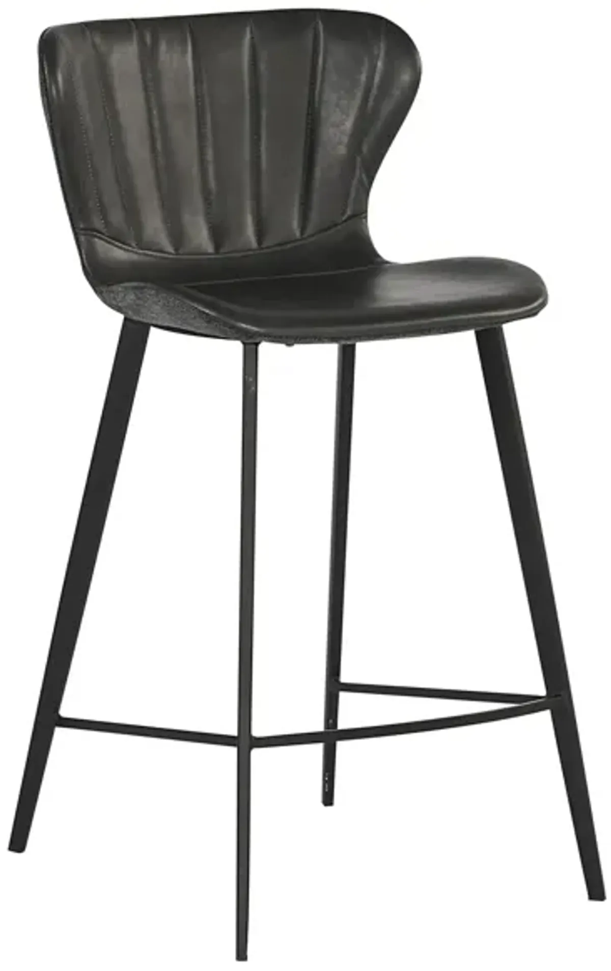 Arabella Counter Stool in Bravo Portabella/ Polo club Kohl Gray by Sunpan