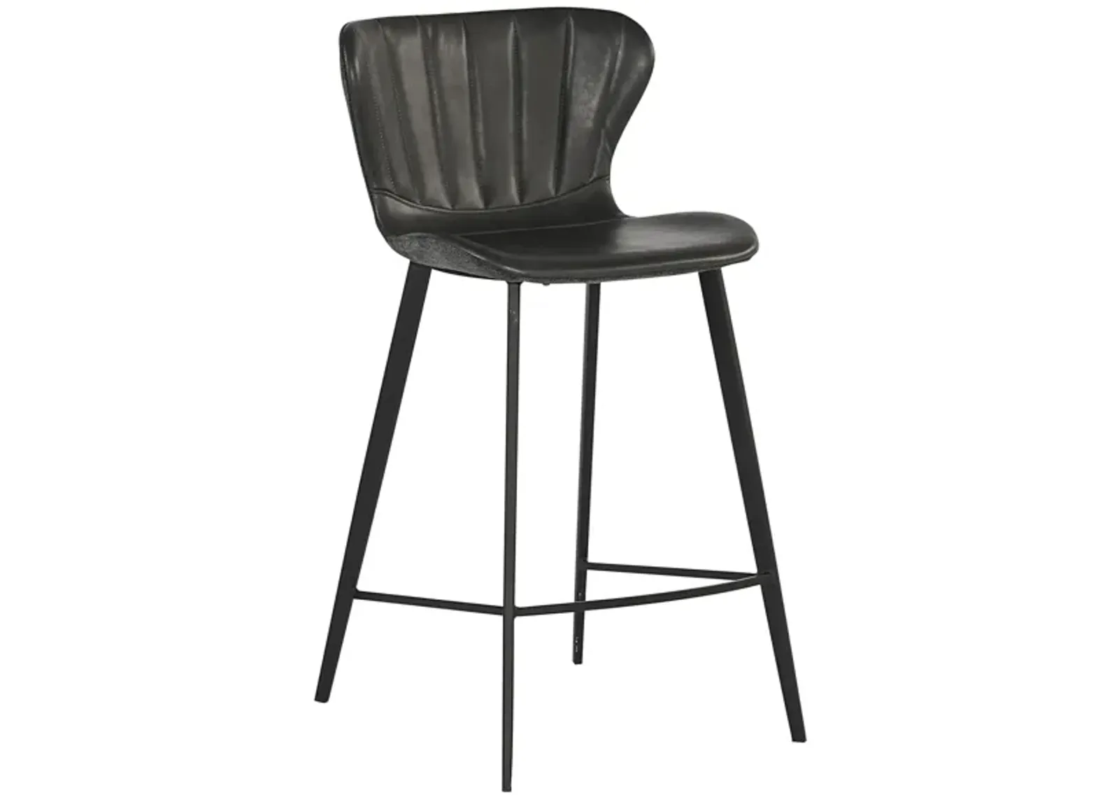 Arabella Counter Stool in Bravo Portabella/ Polo club Kohl Gray by Sunpan