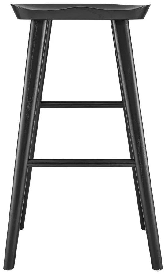 Vieno Bar Stool in Black by EuroStyle